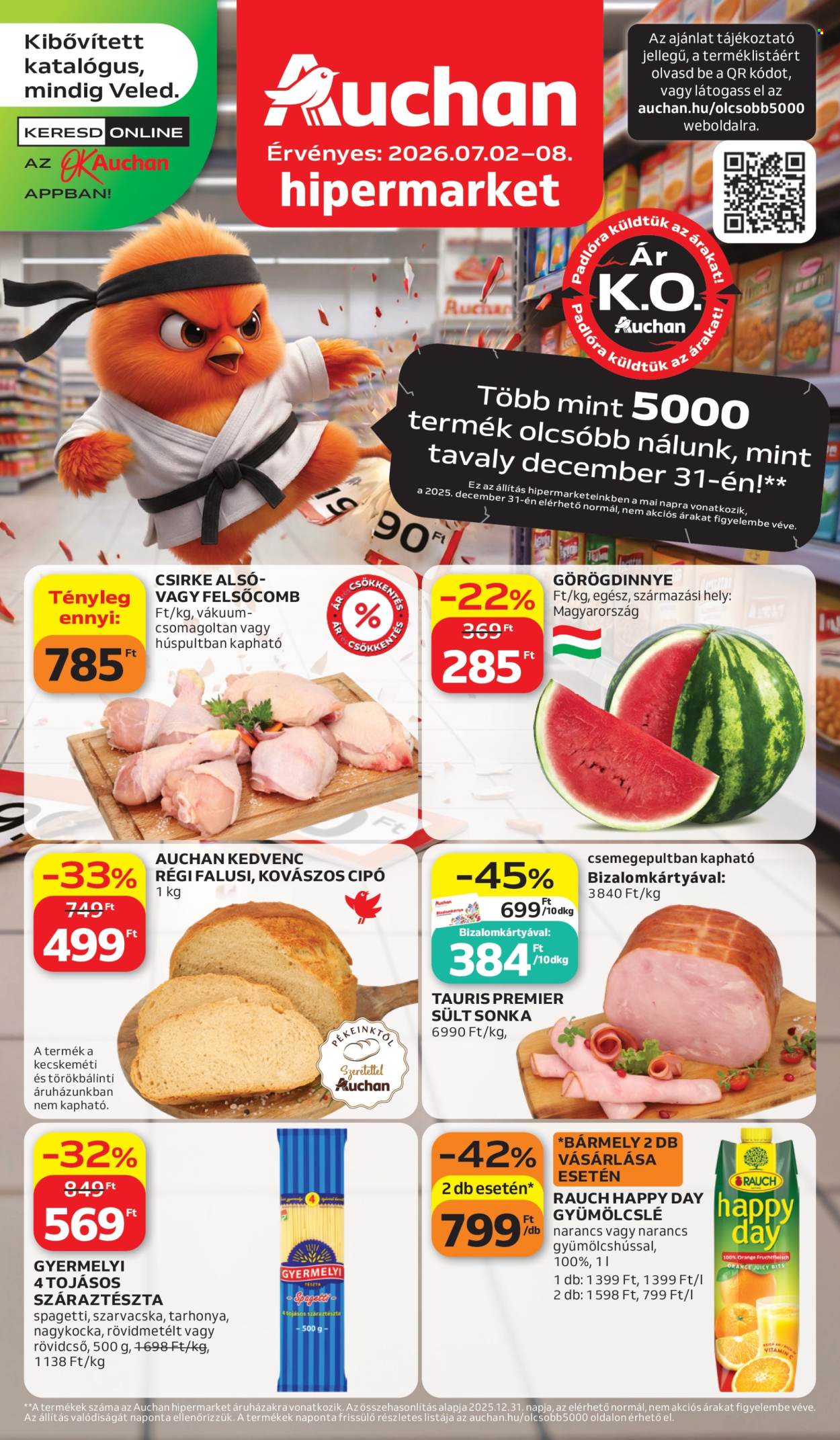 Auchan akciós újságok - 2026.07.02 - 2026.07.08. Oldal 1