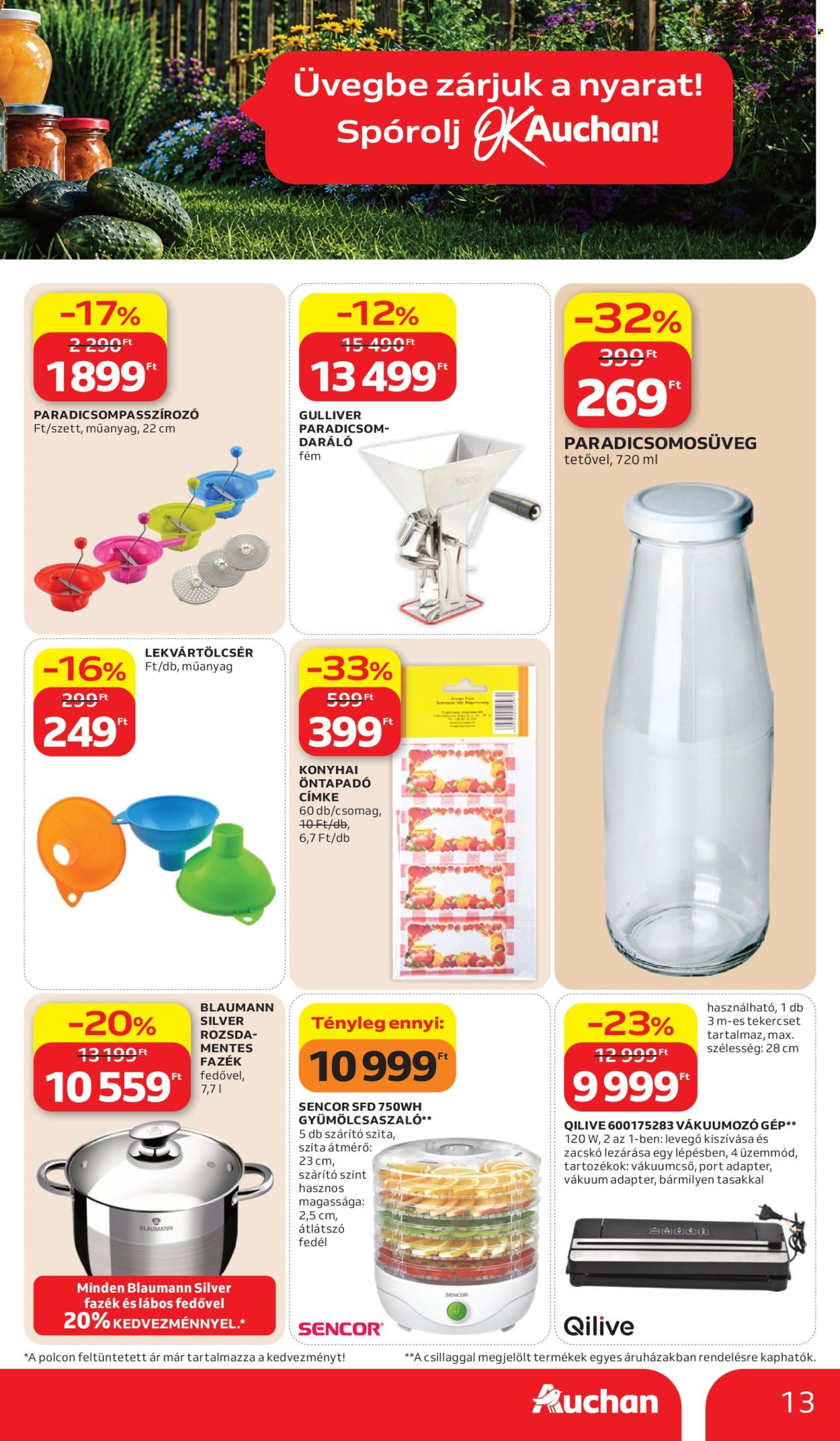 Auchan akciós újságok - 2026.07.02 - 2026.07.08. Oldal 13