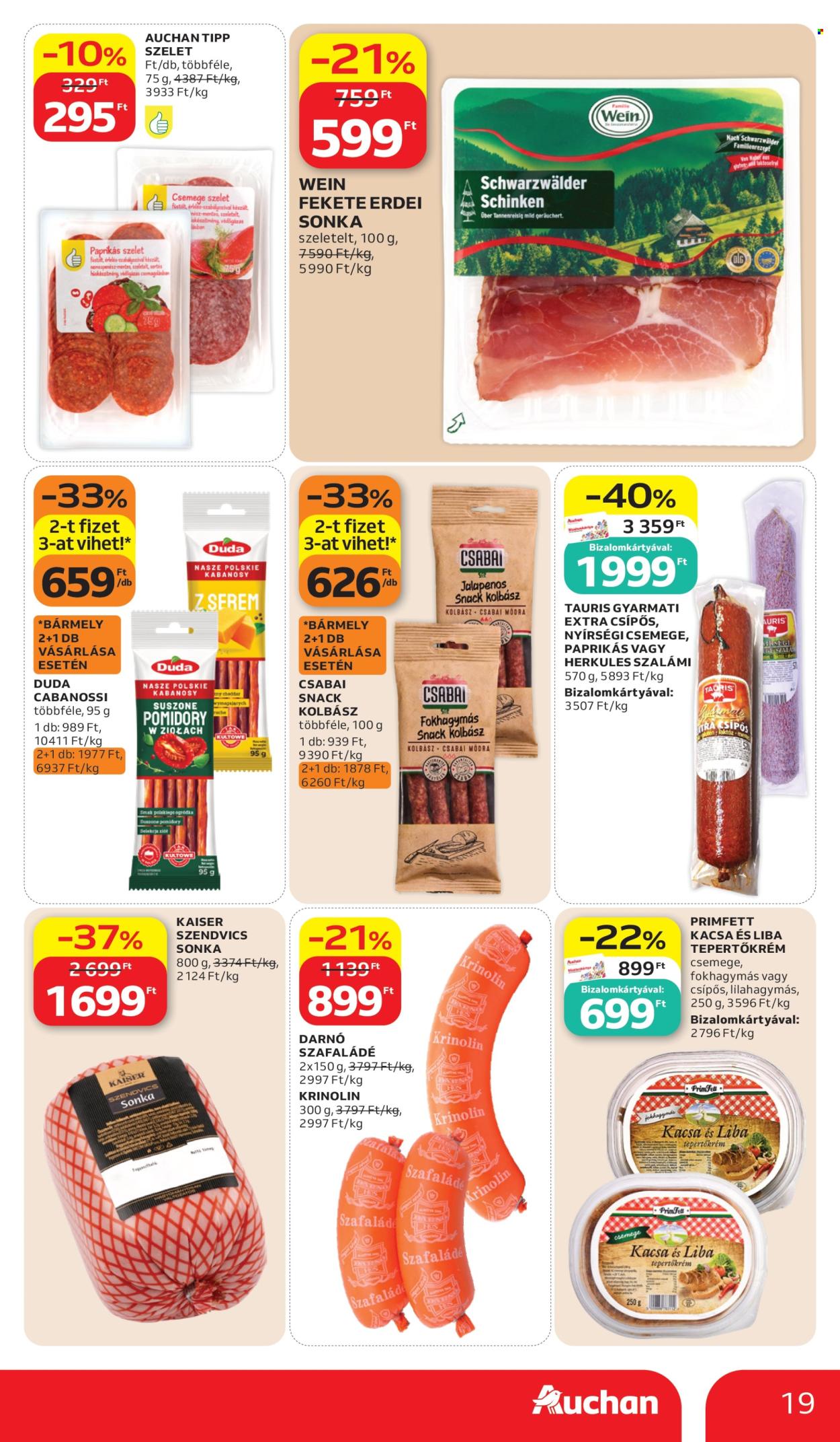 Auchan akciós újságok - 2026.07.02 - 2026.07.08. Oldal 19