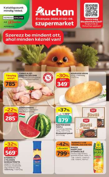 Újság Auchan - 2026.07.02 - 2026.07.08.