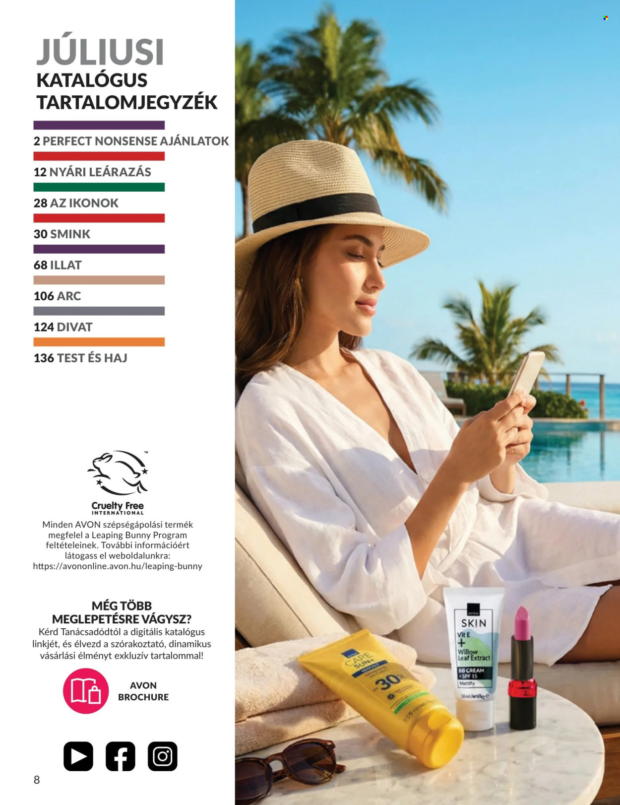 Avon akciós újságok - 2026.07.01 - 2026.07.31. Oldal 8