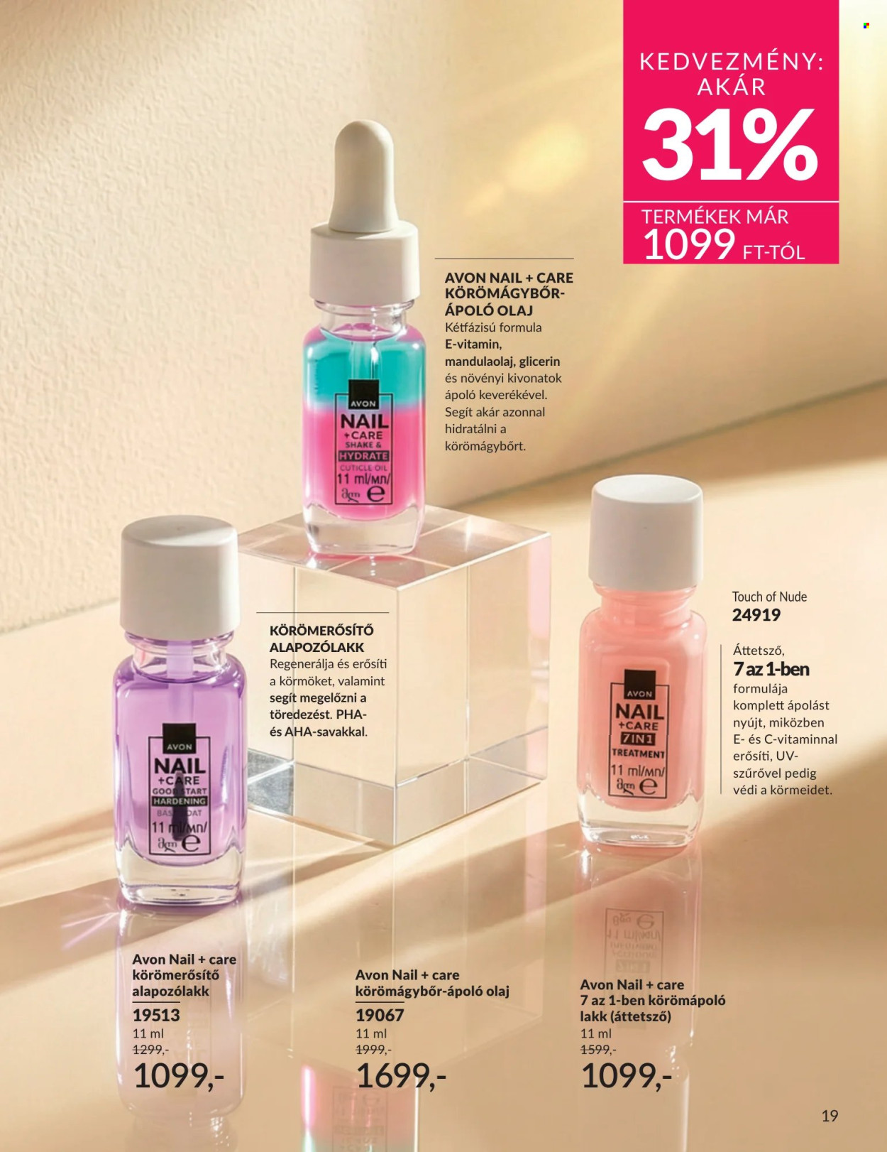 Avon akciós újságok - 2026.07.01 - 2026.07.31. Oldal 19