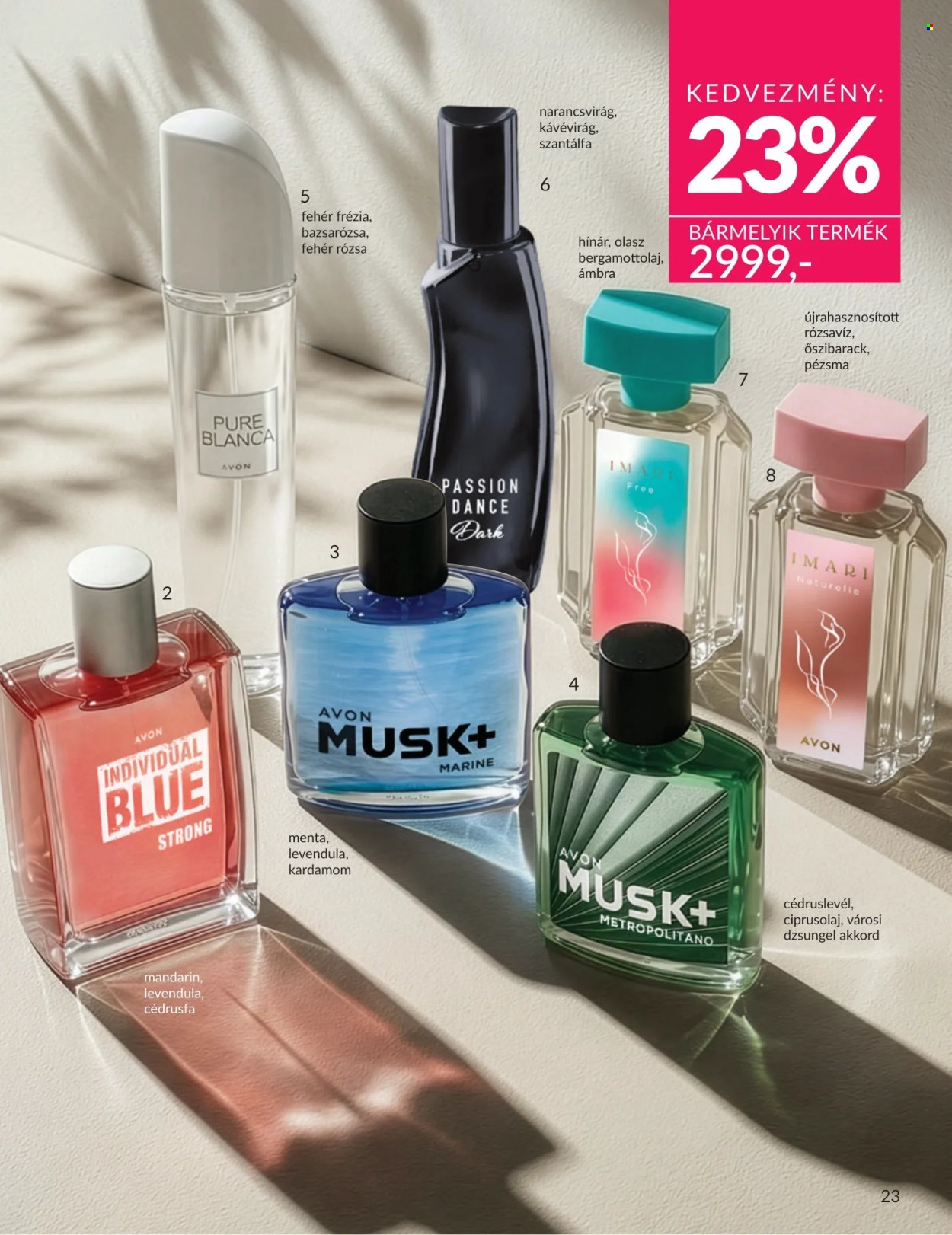 Avon akciós újságok - 2026.07.01 - 2026.07.31. Oldal 23