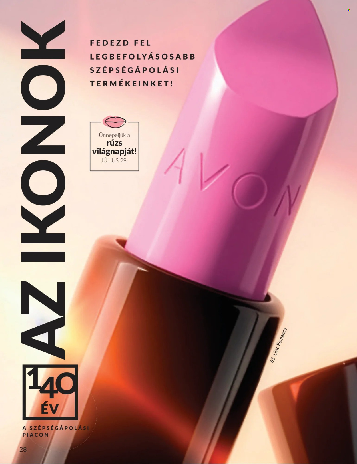Avon akciós újságok - 2026.07.01 - 2026.07.31. Oldal 28
