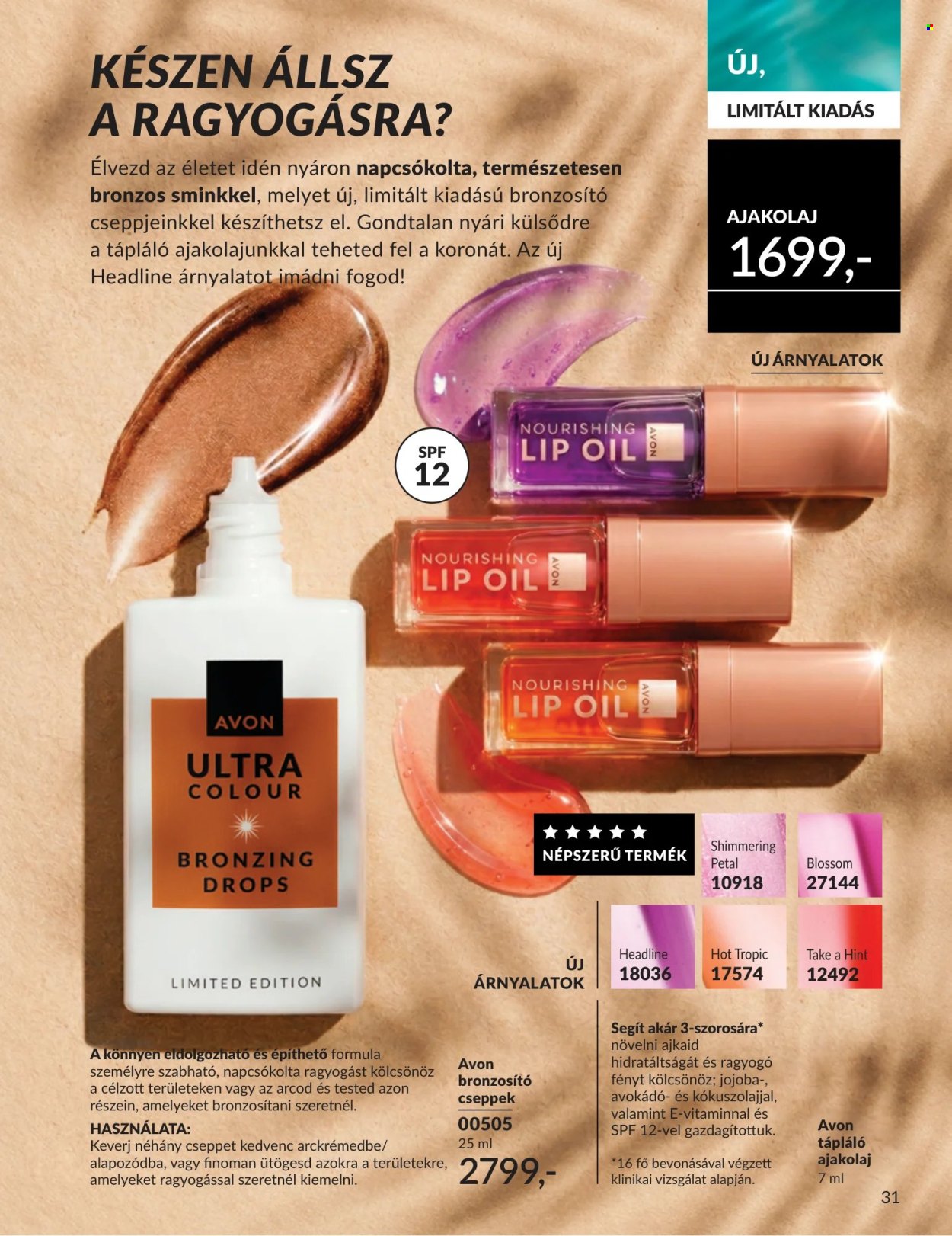 Avon akciós újságok - 2026.07.01 - 2026.07.31. Oldal 31