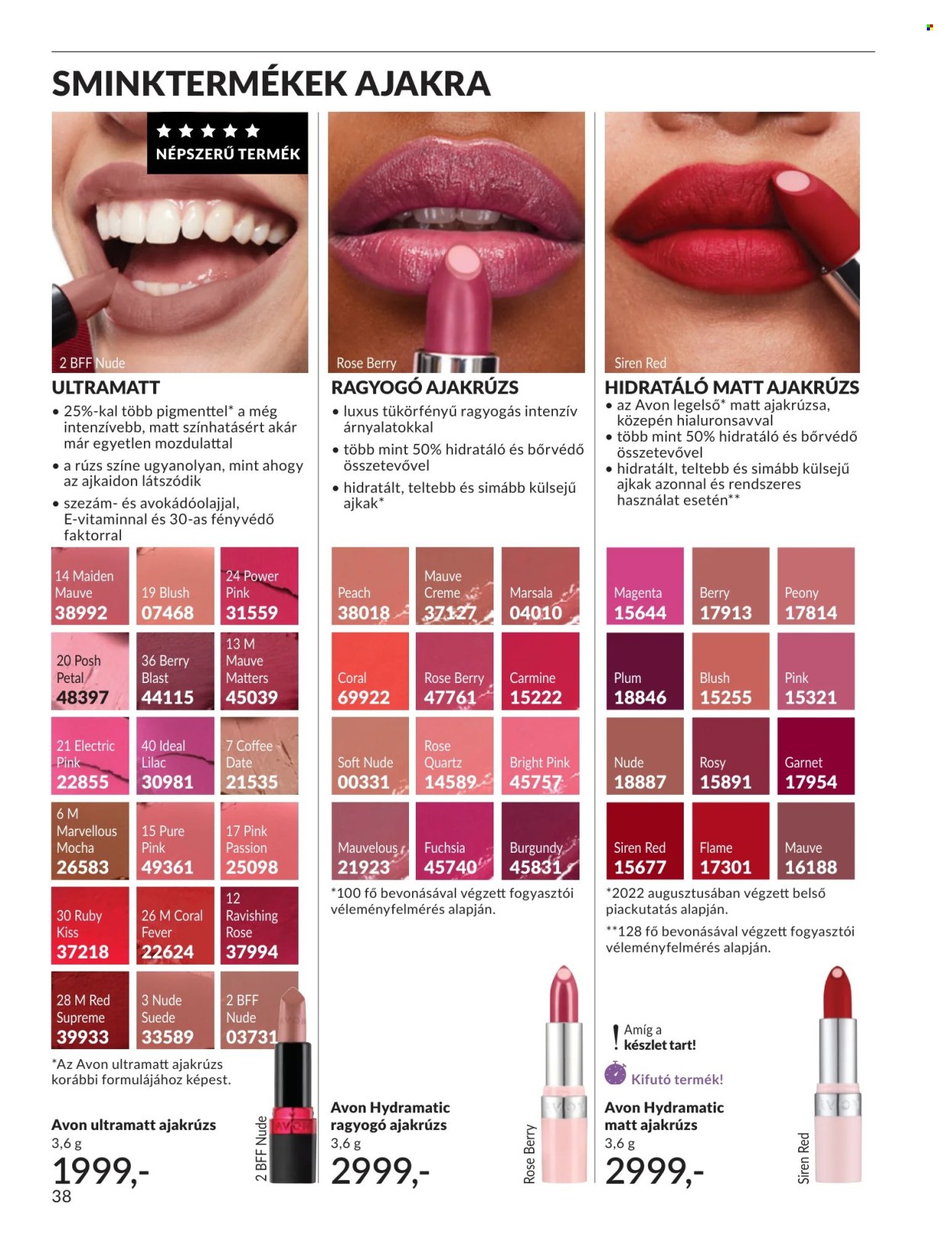 Avon akciós újságok - 2026.07.01 - 2026.07.31. Oldal 38