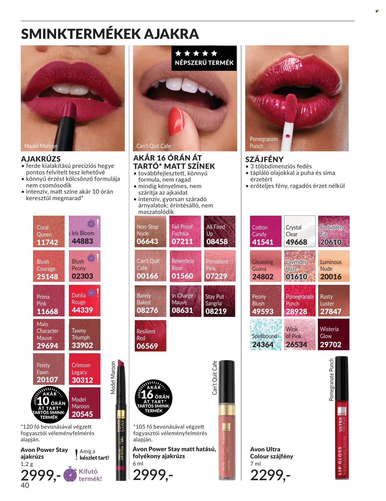 Avon akciós újságok - 2026.07.01 - 2026.07.31. Oldal 40