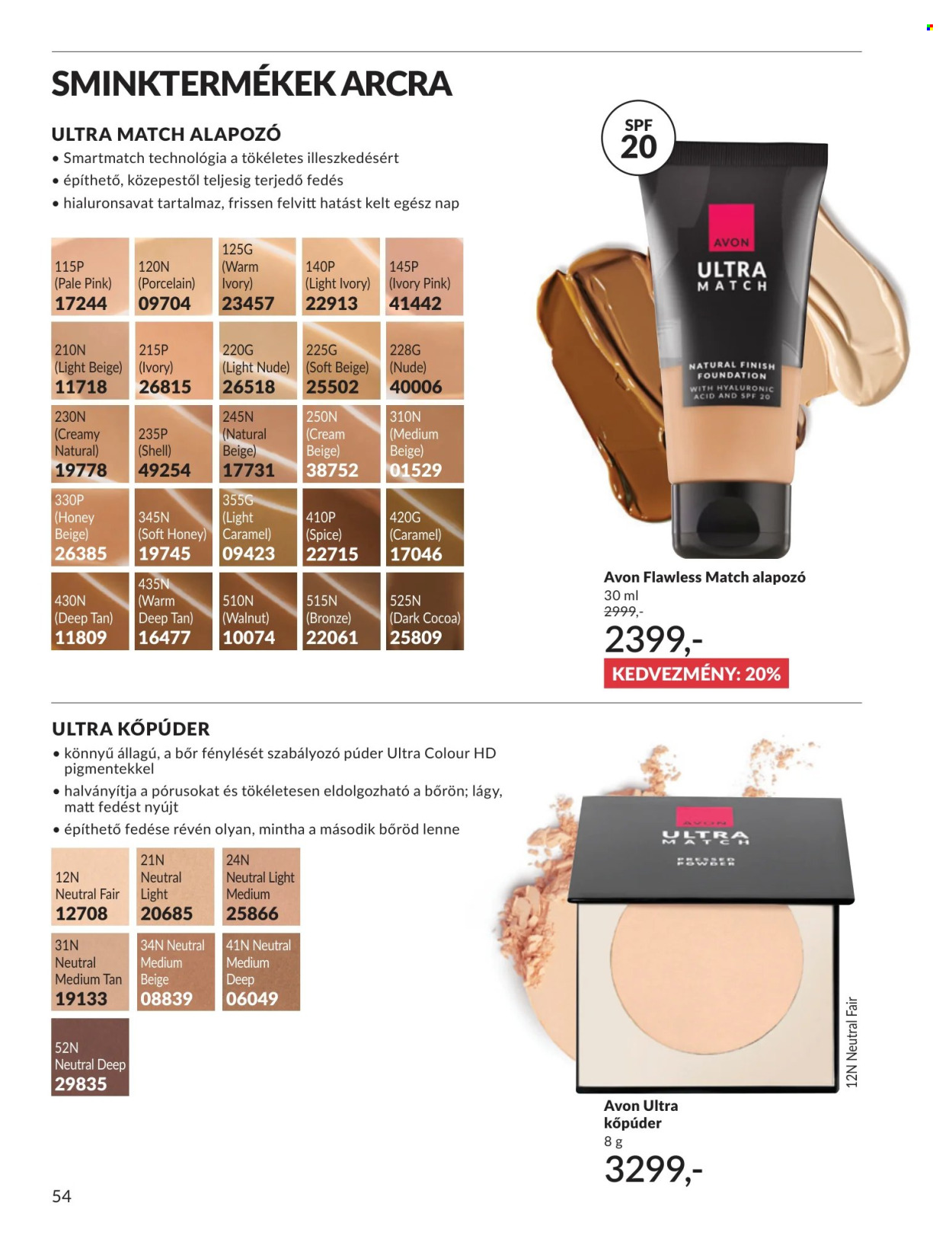 Avon akciós újságok - 2026.07.01 - 2026.07.31. Oldal 54