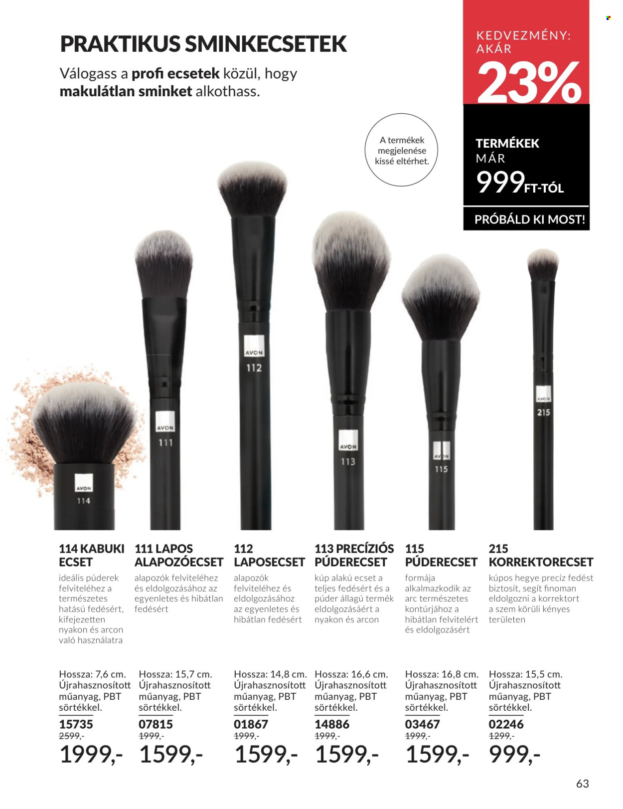Avon akciós újságok - 2026.07.01 - 2026.07.31. Oldal 63