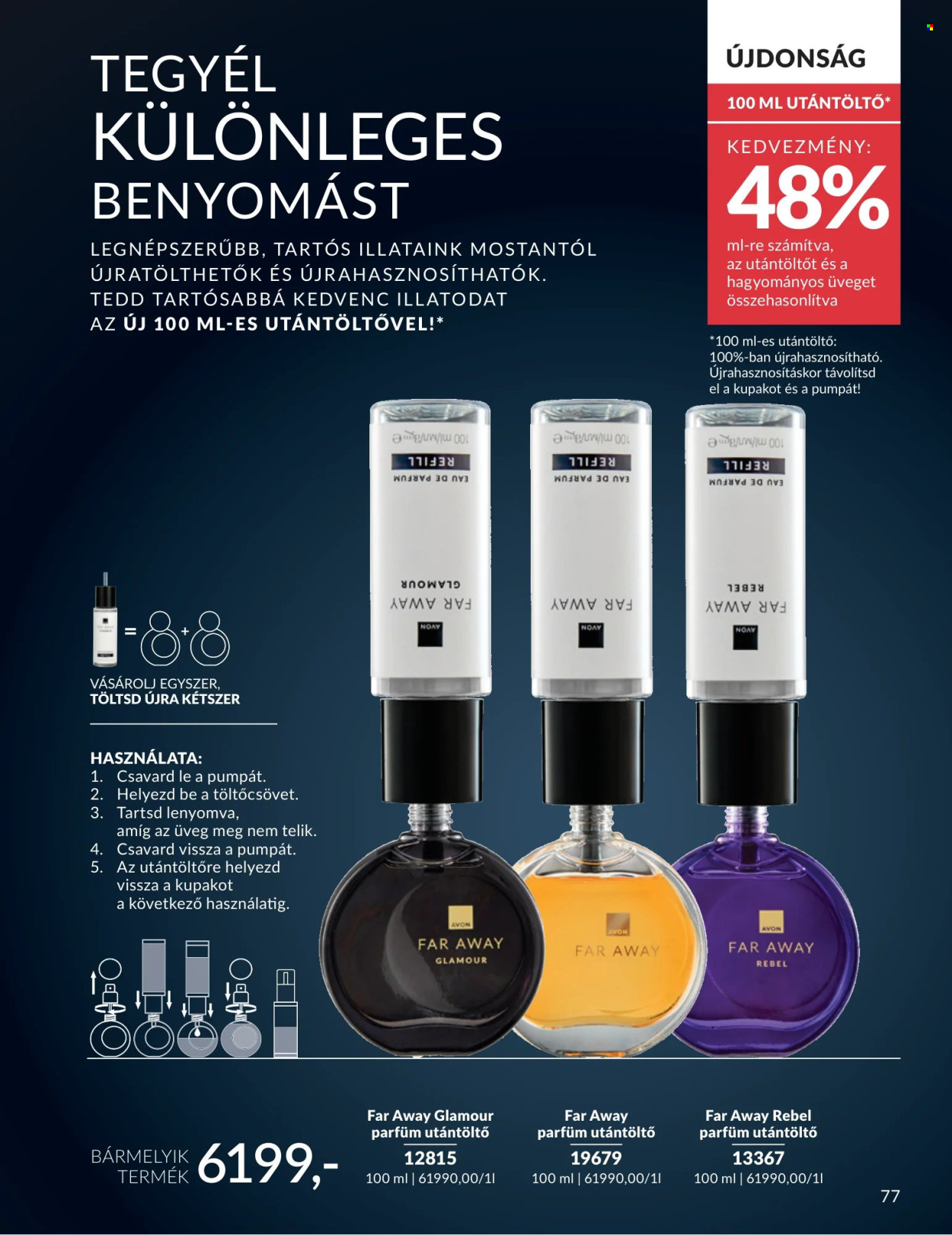 Avon akciós újságok - 2026.07.01 - 2026.07.31. Oldal 77
