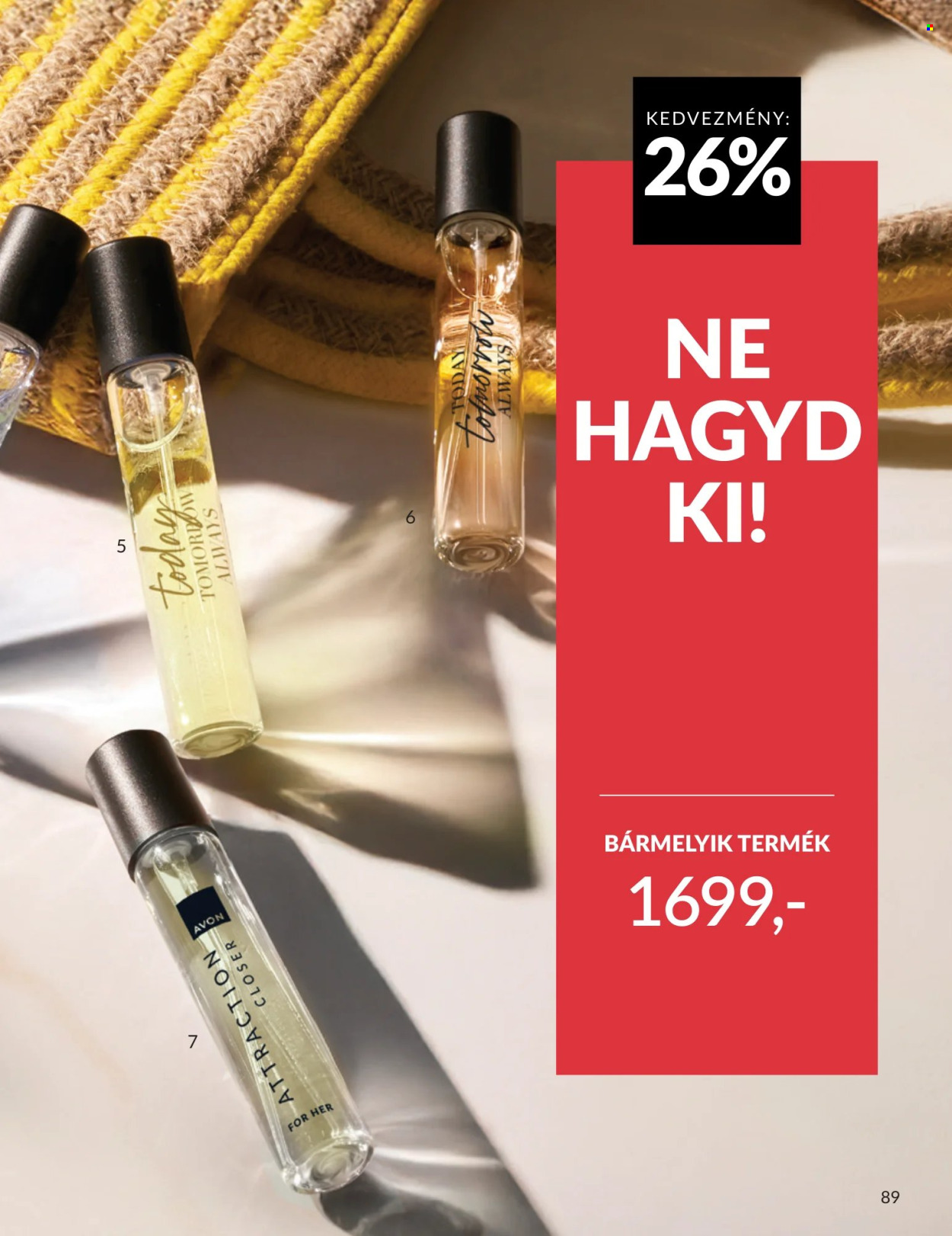 Avon akciós újságok - 2026.07.01 - 2026.07.31. Oldal 89