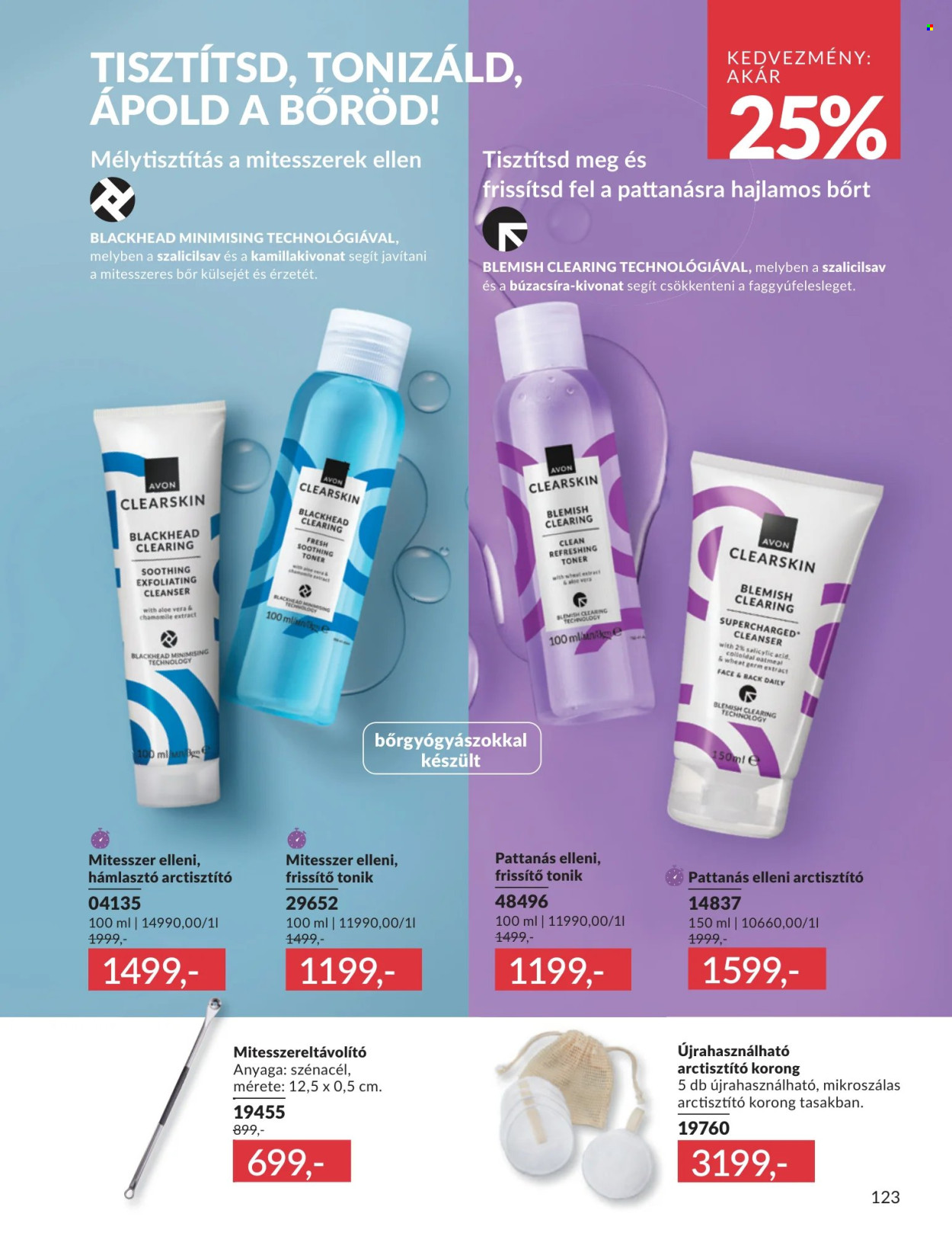 Avon akciós újságok - 2026.07.01 - 2026.07.31. Oldal 123