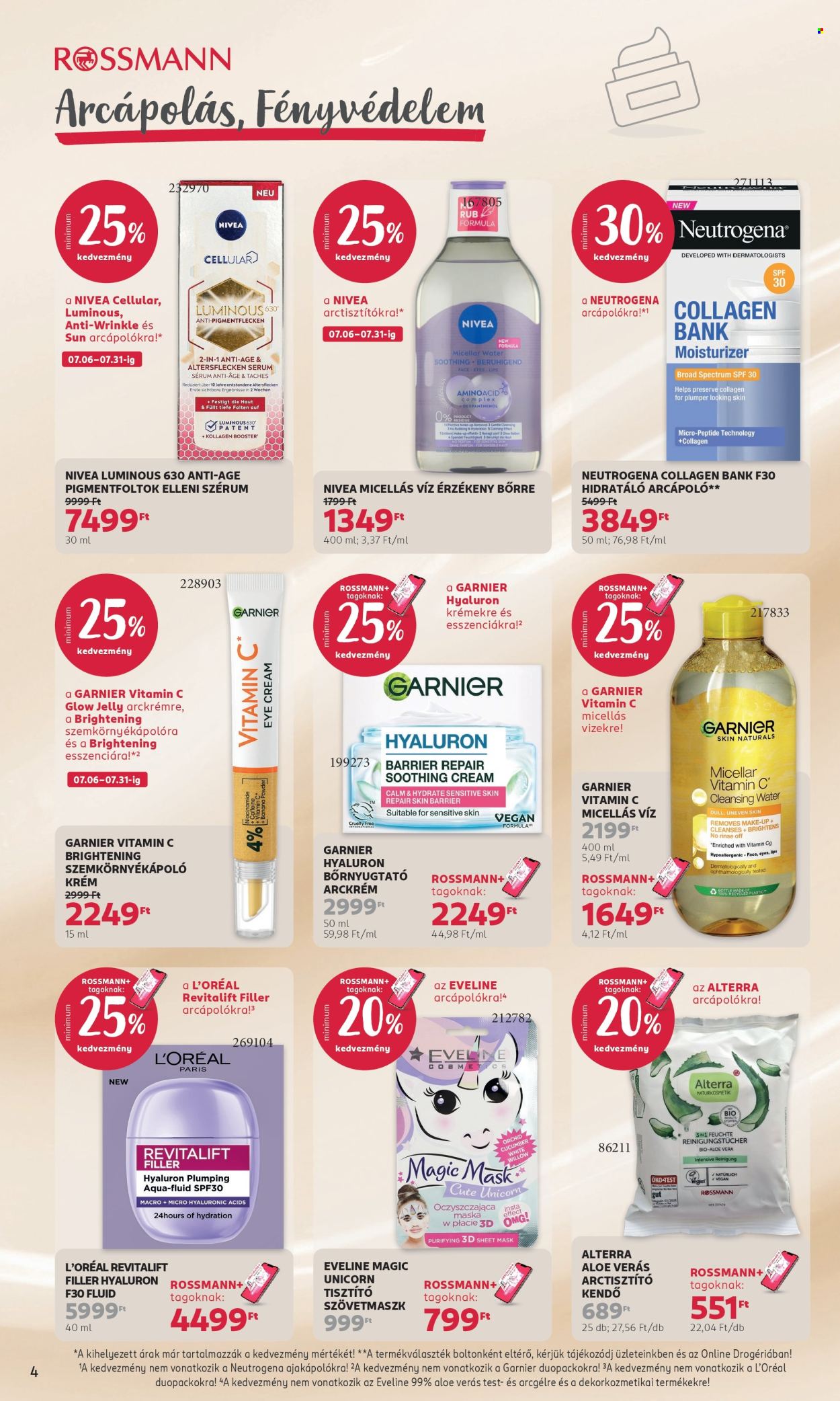 Rossmann akciós újságok - 2026.07.06 - 2026.07.17. Oldal 4
