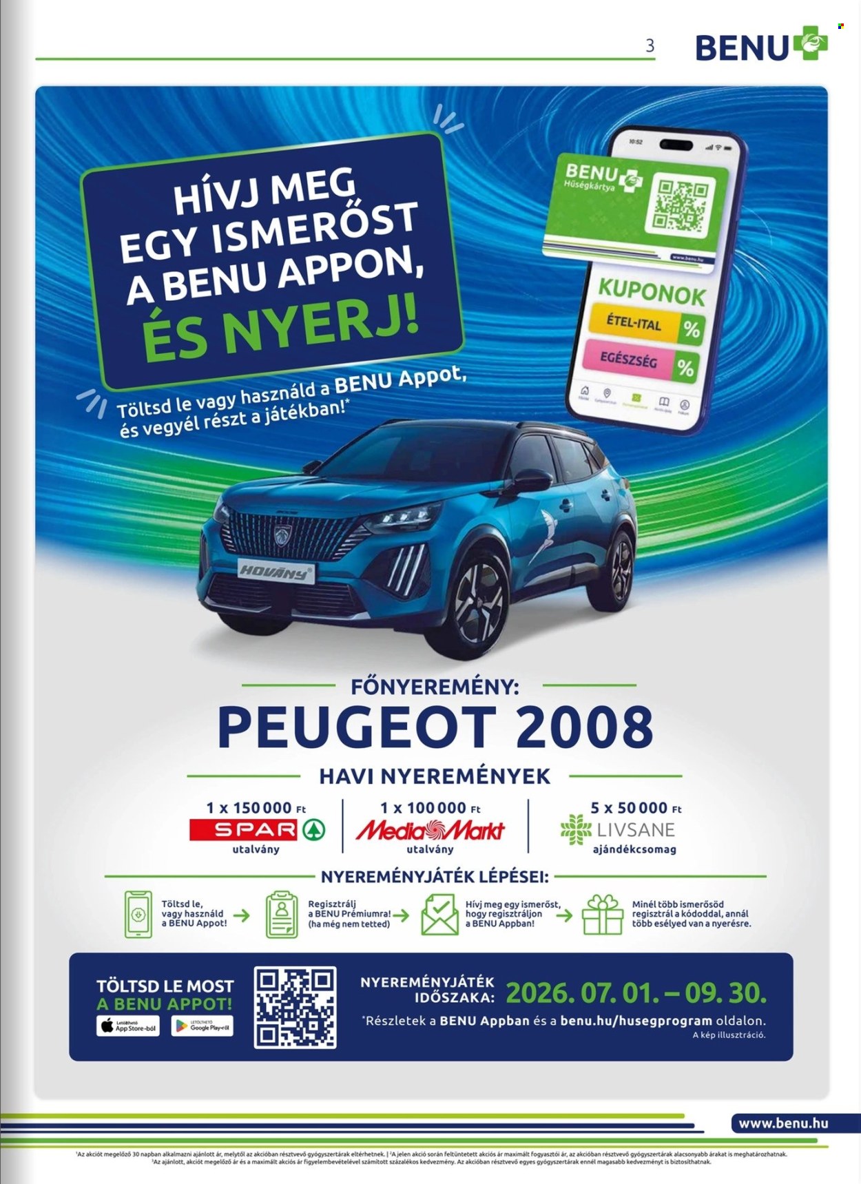 BENU Gyógyszertár akciós újságok - 2026.07.01 - 2026.07.31. Oldal 3