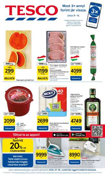 Újság TESCO - 2026.07.09 - 2026.07.15.