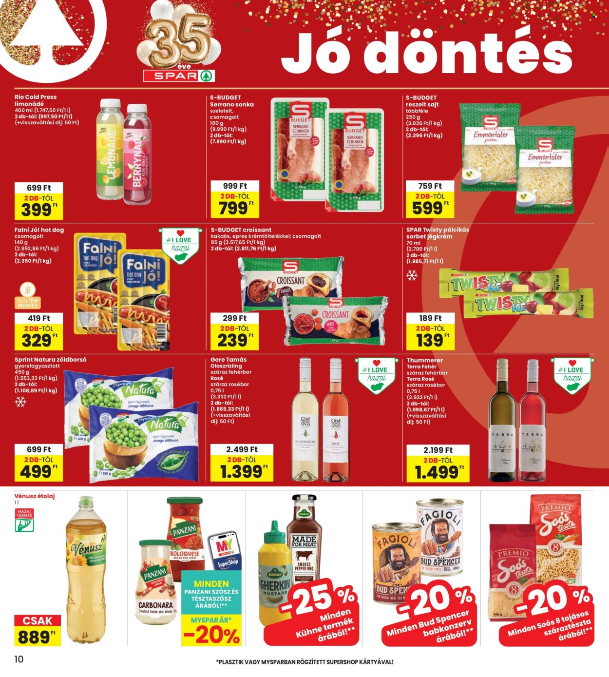 INTERSPAR akciós újságok - 2026.07.09 - 2026.07.15. Oldal 10