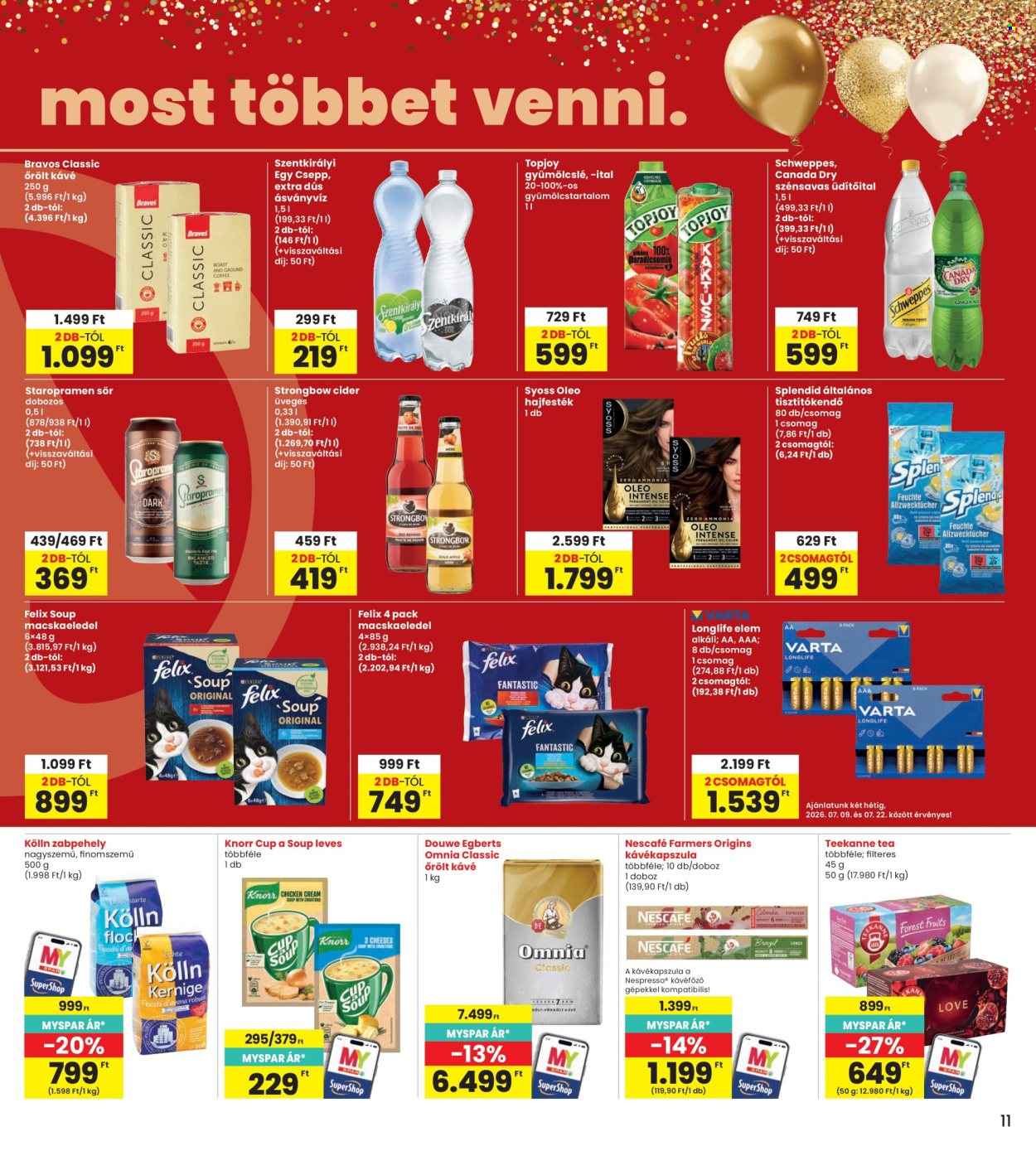 INTERSPAR akciós újságok - 2026.07.09 - 2026.07.15. Oldal 11