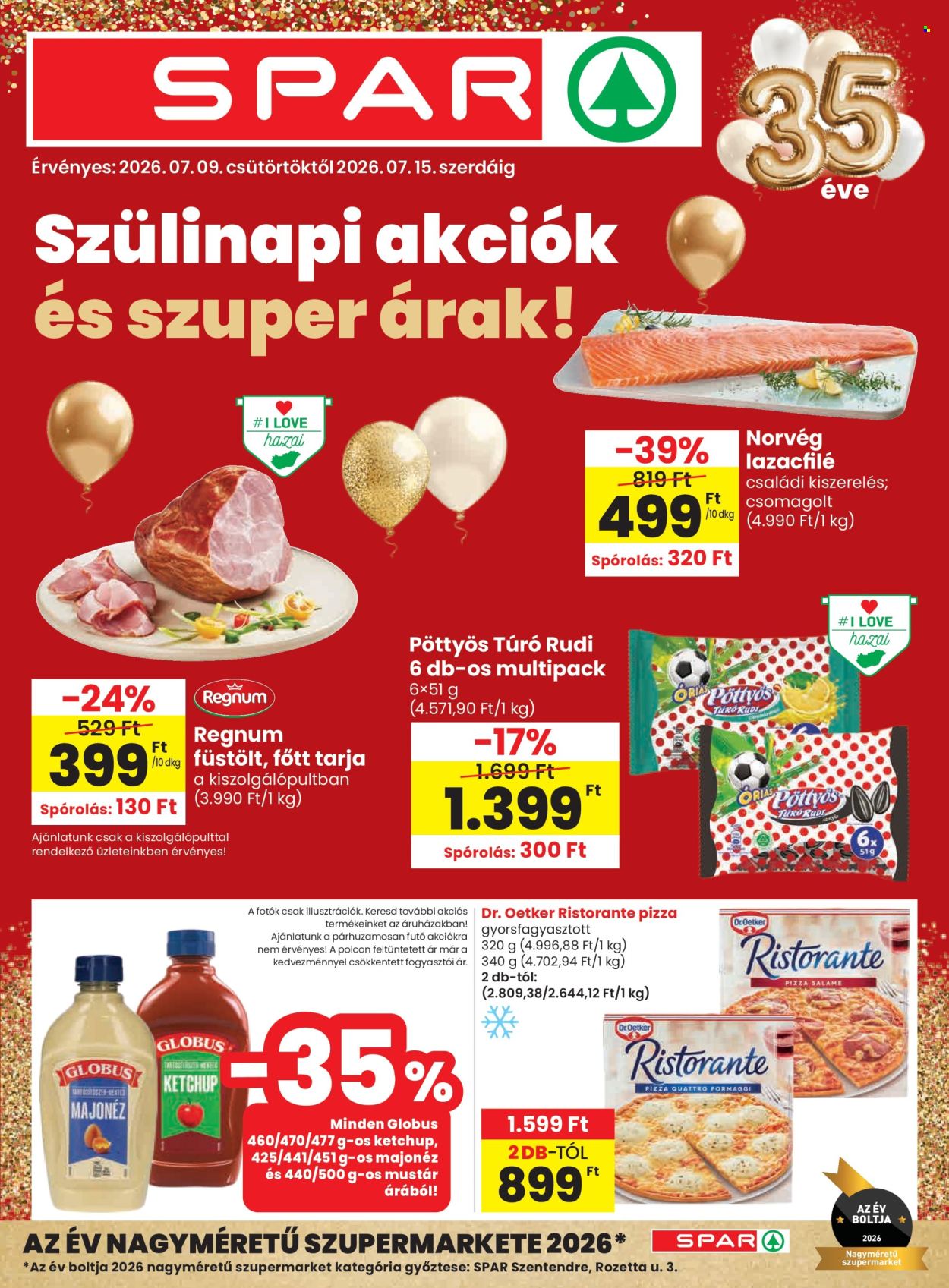 SPAR akciós újságok - 2026.07.09 - 2026.07.15. Oldal 1