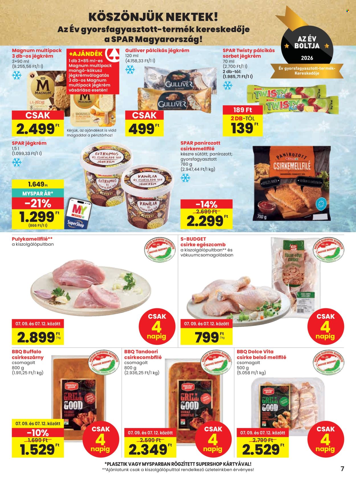SPAR akciós újságok - 2026.07.09 - 2026.07.15. Oldal 7