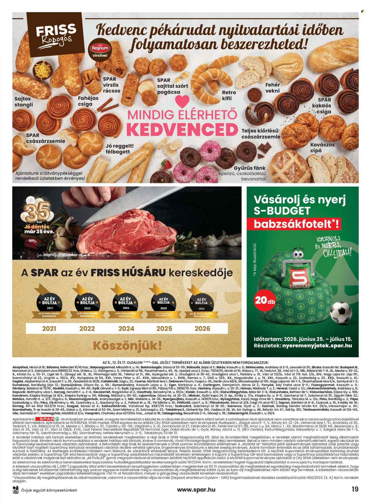 SPAR akciós újságok - 2026.07.09 - 2026.07.15. Oldal 19