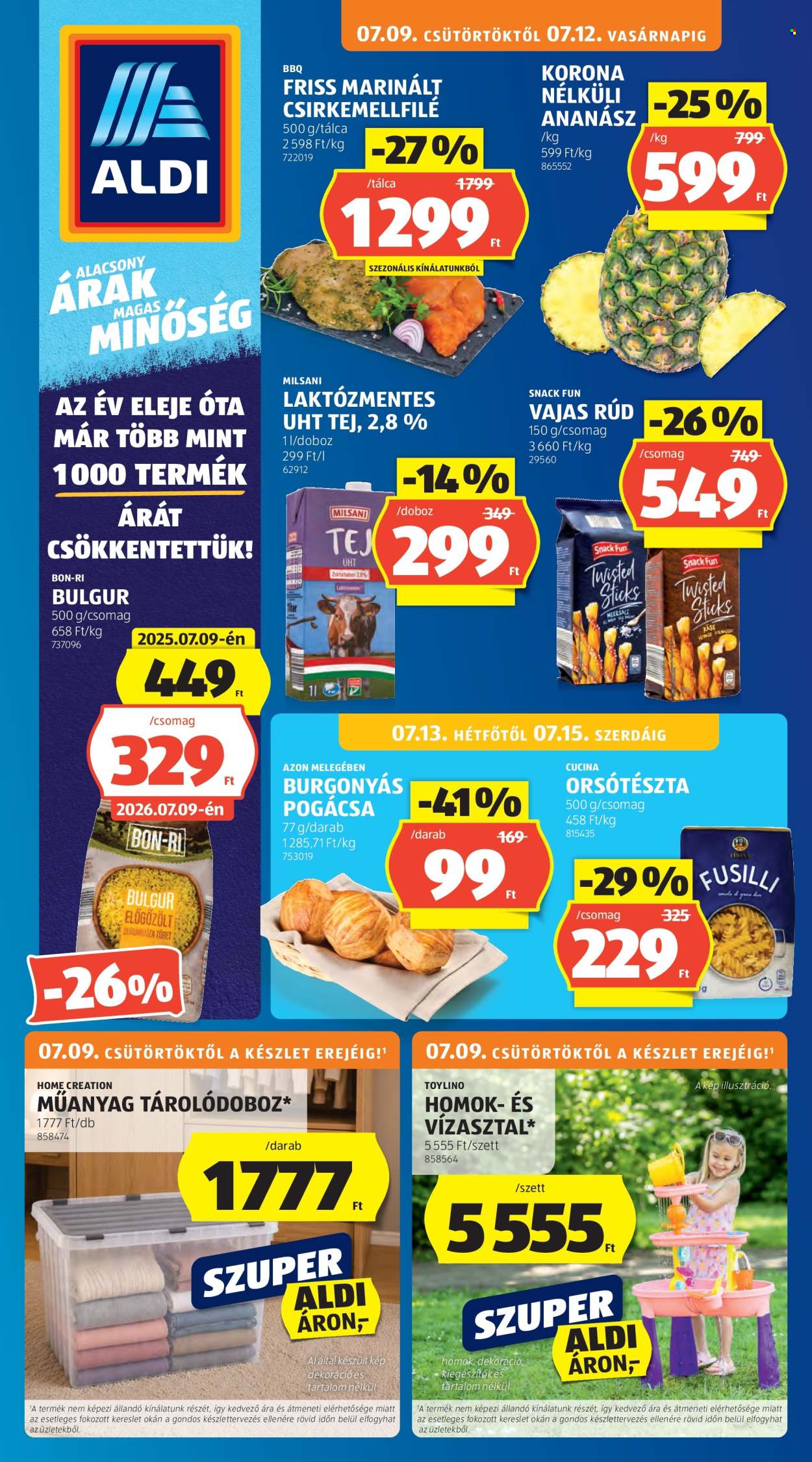 Aldi akciós újságok - 2026.07.09 - 2026.07.15. Oldal 1