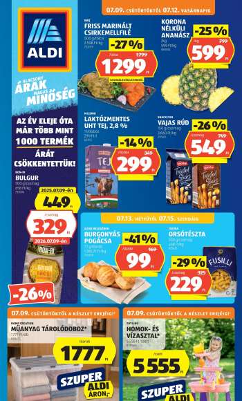 Újság Aldi - 2026.07.09 - 2026.07.15.