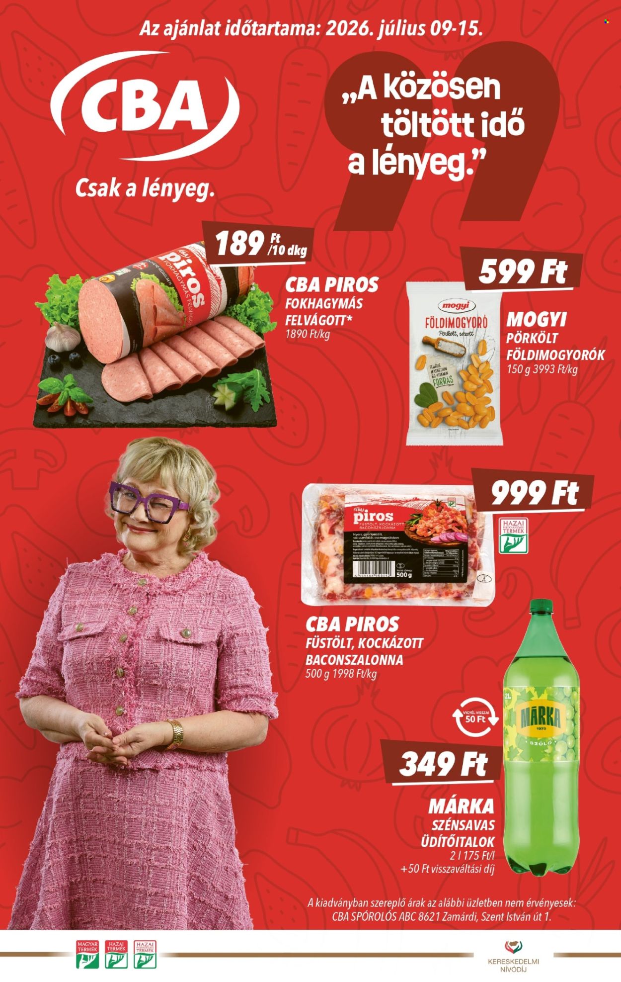 CBA akciós újságok - 2026.07.09 - 2026.07.15. Oldal 1