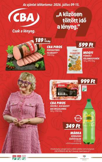 Újság CBA - 2026.07.09 - 2026.07.15.