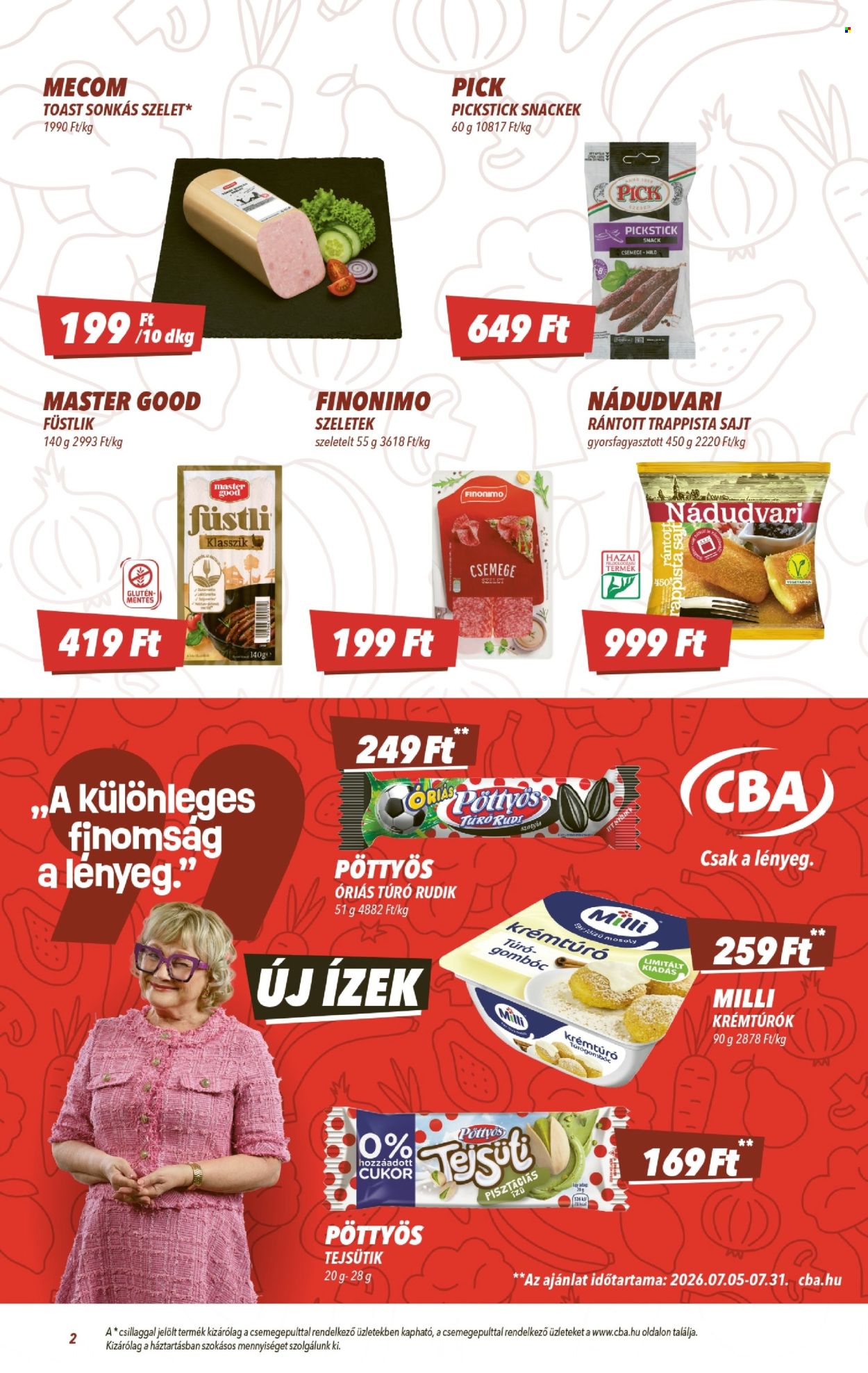 CBA akciós újságok - 2026.07.09 - 2026.07.15. Oldal 2