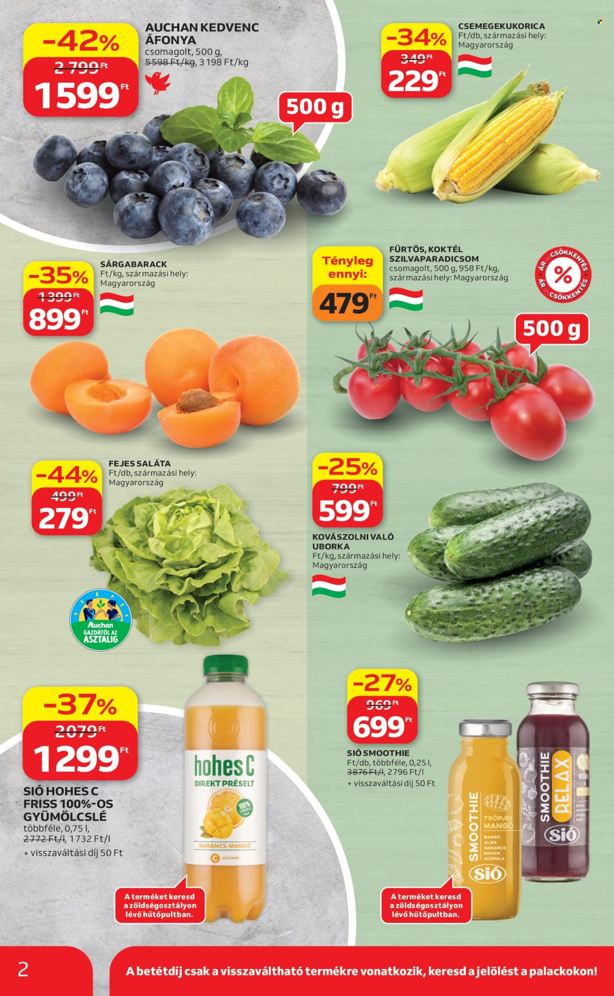 Auchan akciós újságok - 2026.07.09 - 2026.07.15. Oldal 2
