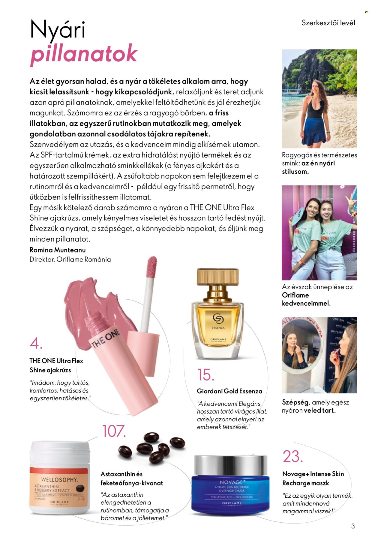 Oriflame akciós újságok - 2026.07.08 - 2026.07.28. Oldal 3