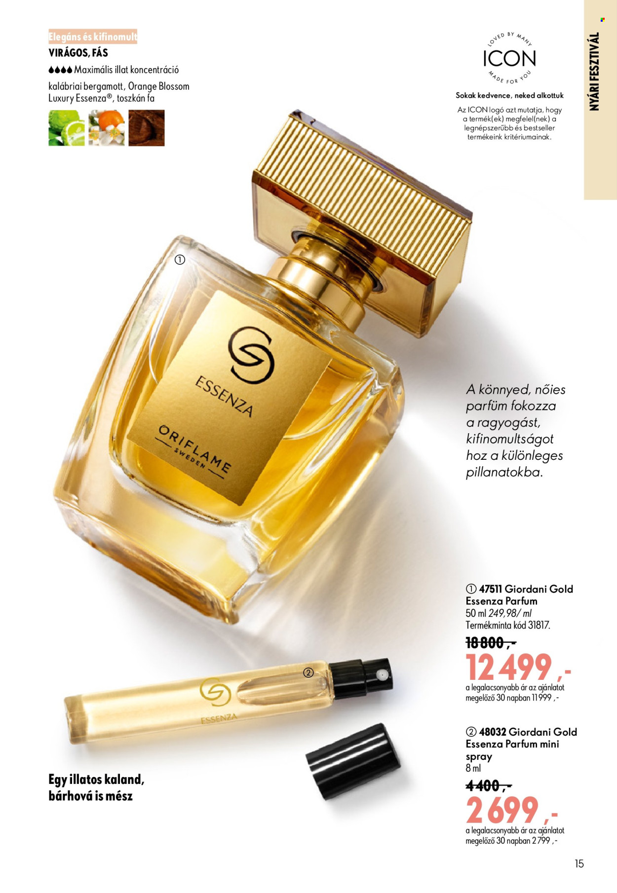 Oriflame akciós újságok - 2026.07.08 - 2026.07.28. Oldal 15