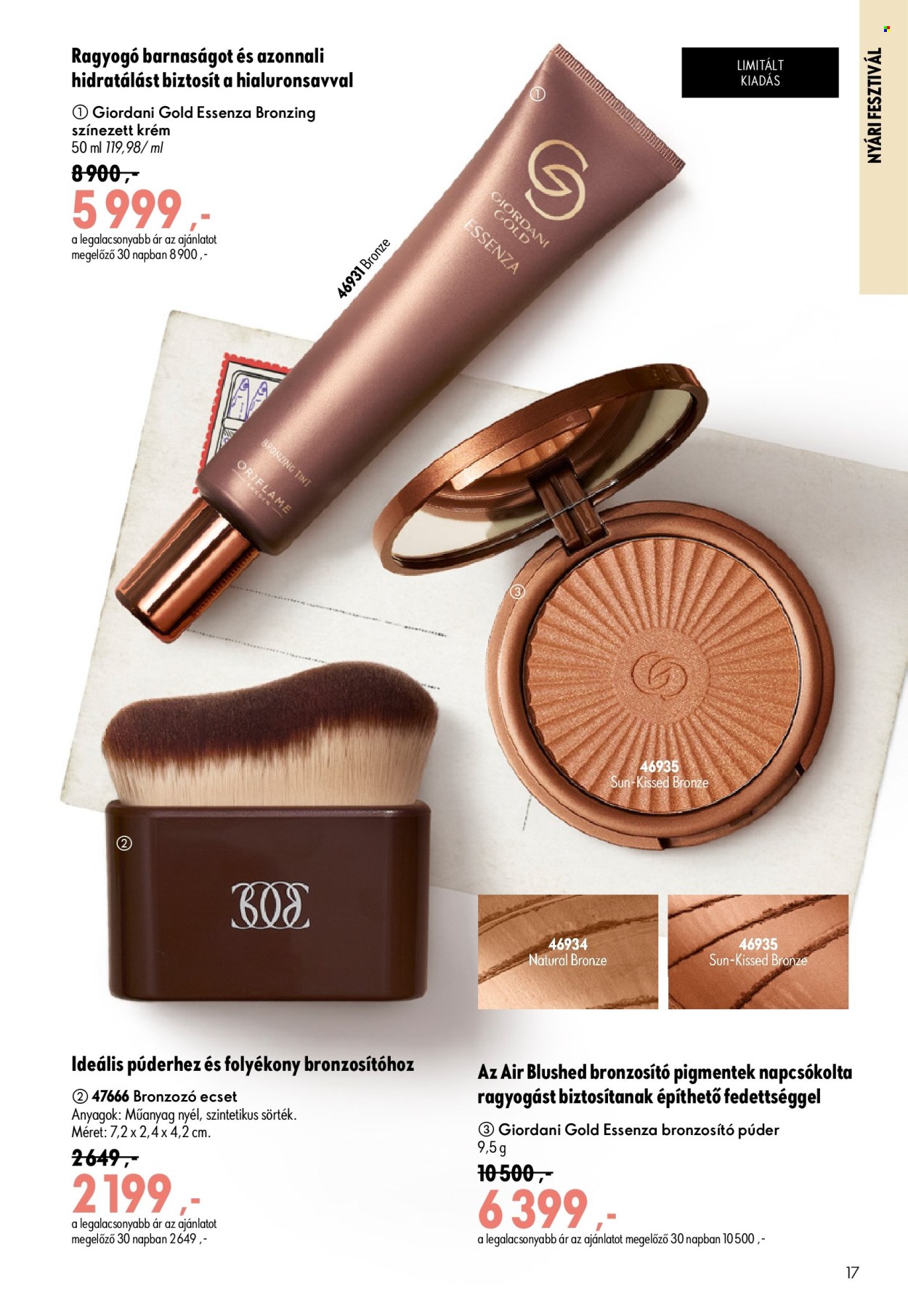 Oriflame akciós újságok - 2026.07.08 - 2026.07.28. Oldal 17