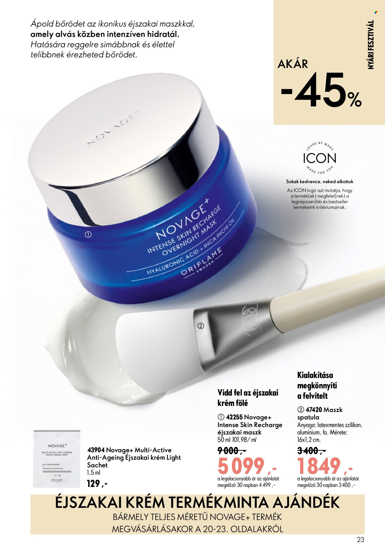Oriflame akciós újságok - 2026.07.08 - 2026.07.28. Oldal 23