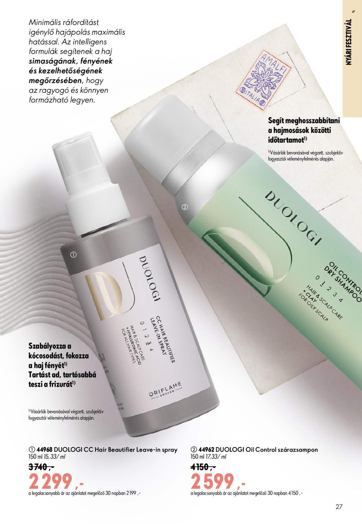 Oriflame akciós újságok - 2026.07.08 - 2026.07.28. Oldal 27
