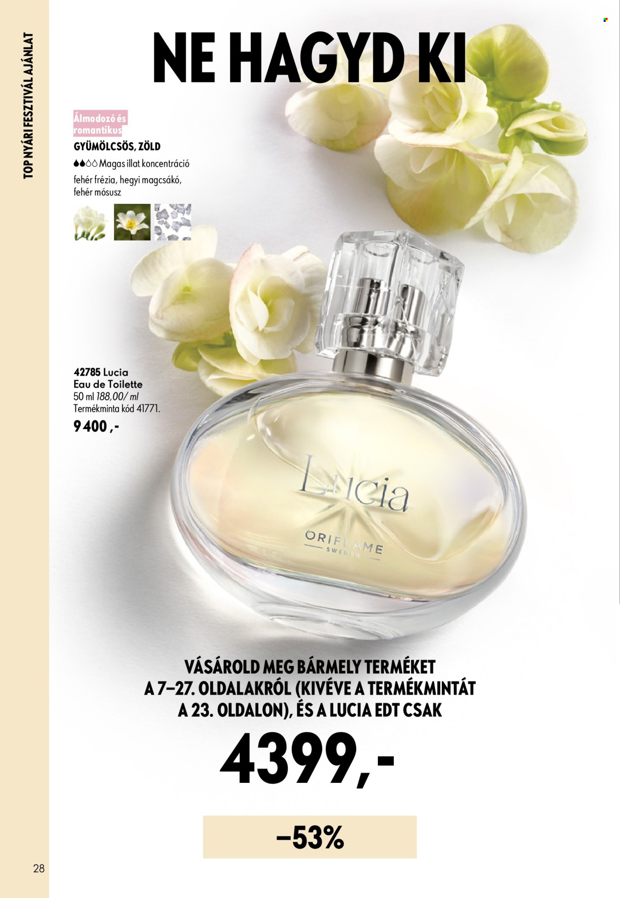Oriflame akciós újságok - 2026.07.08 - 2026.07.28. Oldal 28