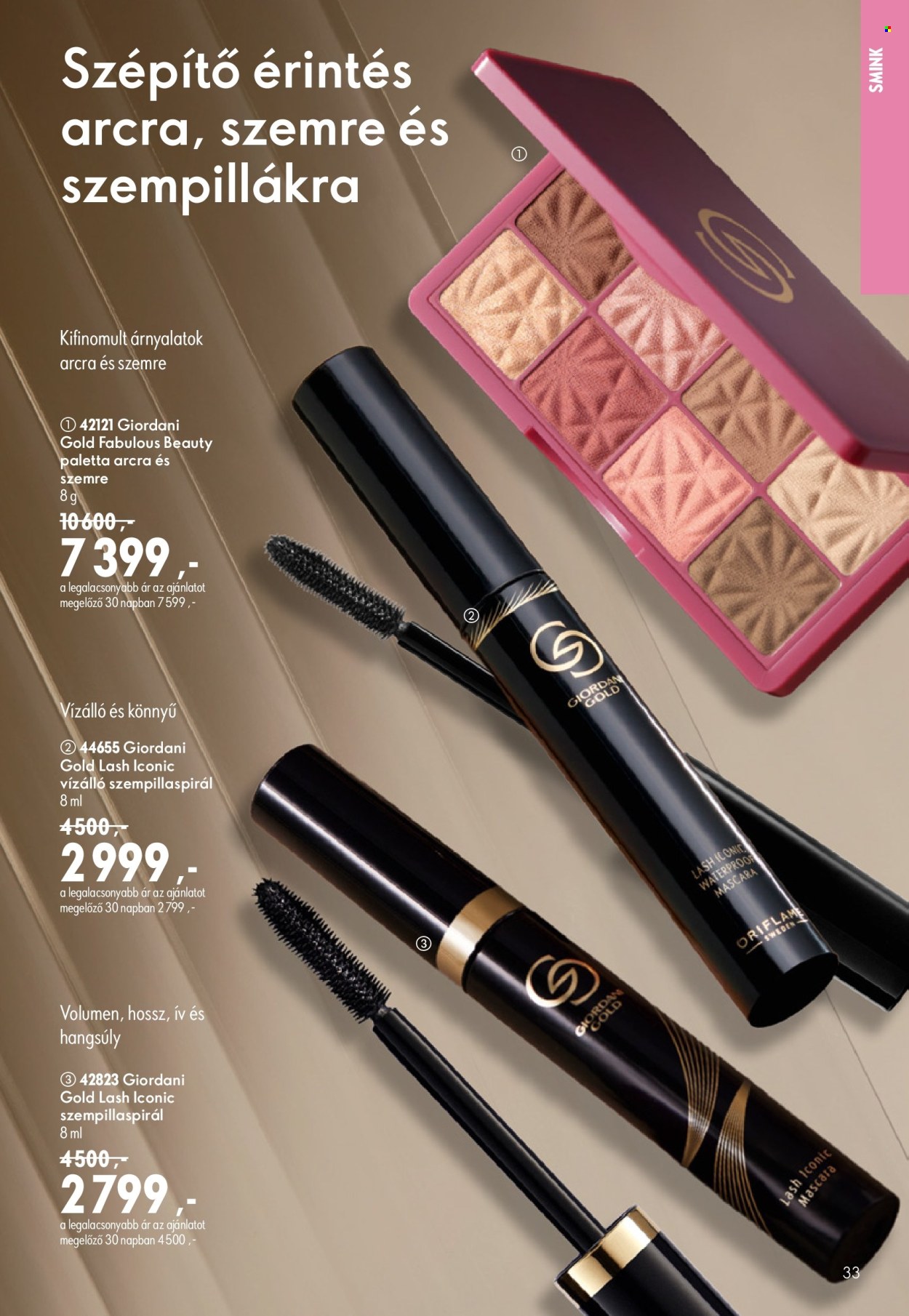 Oriflame akciós újságok - 2026.07.08 - 2026.07.28. Oldal 33