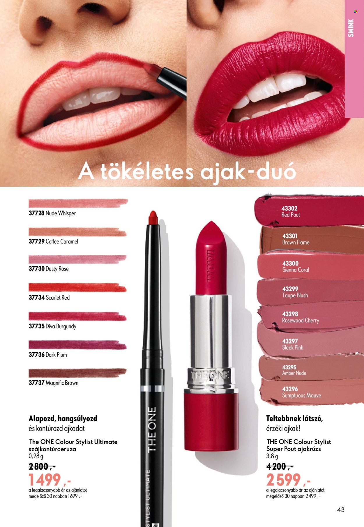 Oriflame akciós újságok - 2026.07.08 - 2026.07.28. Oldal 43