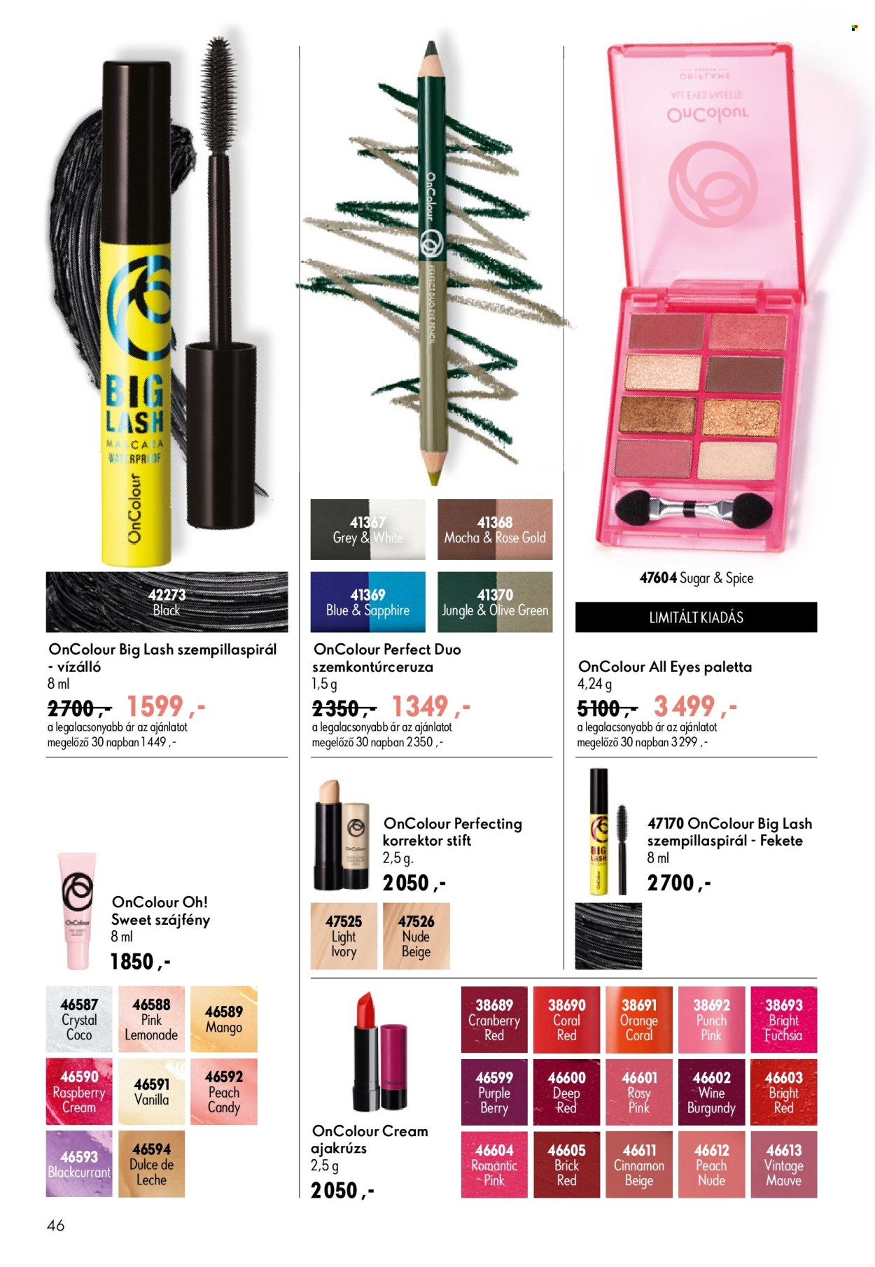 Oriflame akciós újságok - 2026.07.08 - 2026.07.28. Oldal 46