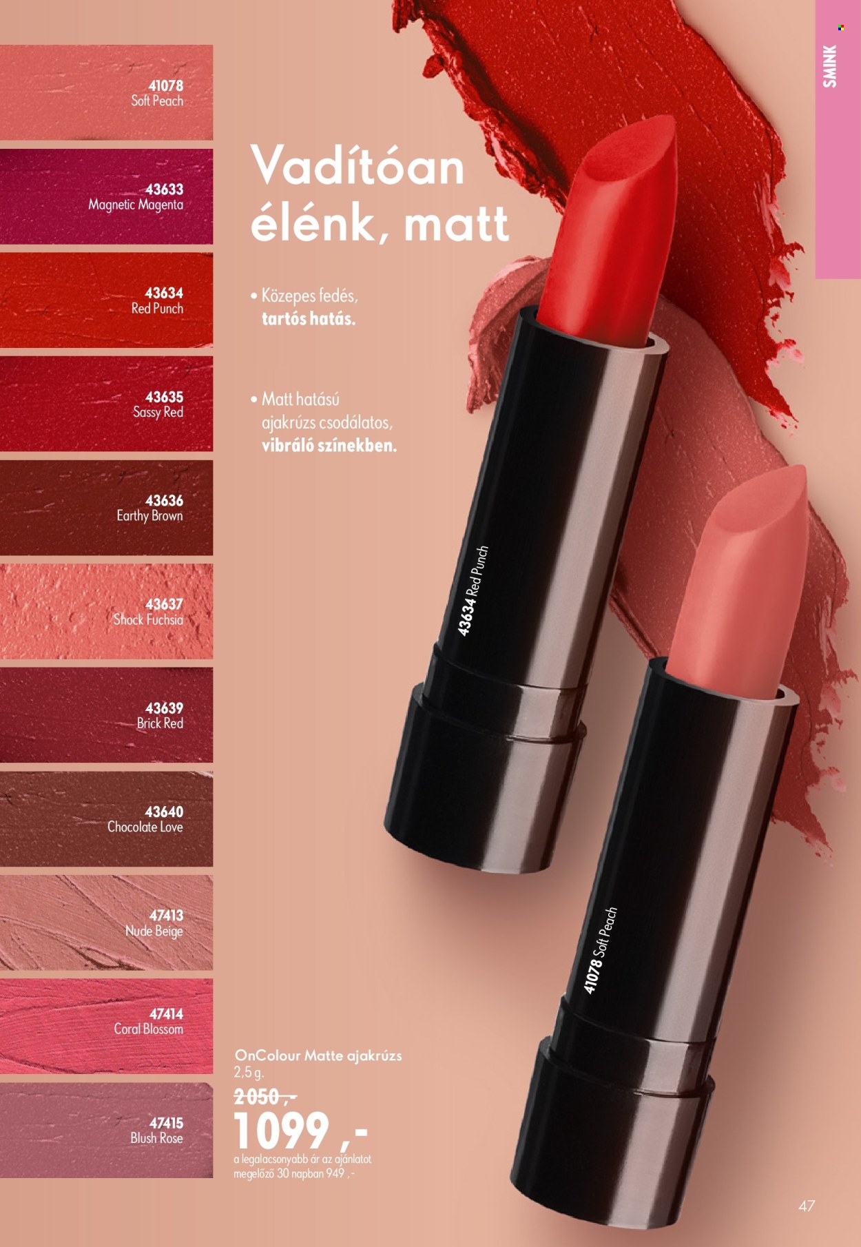 Oriflame akciós újságok - 2026.07.08 - 2026.07.28. Oldal 47