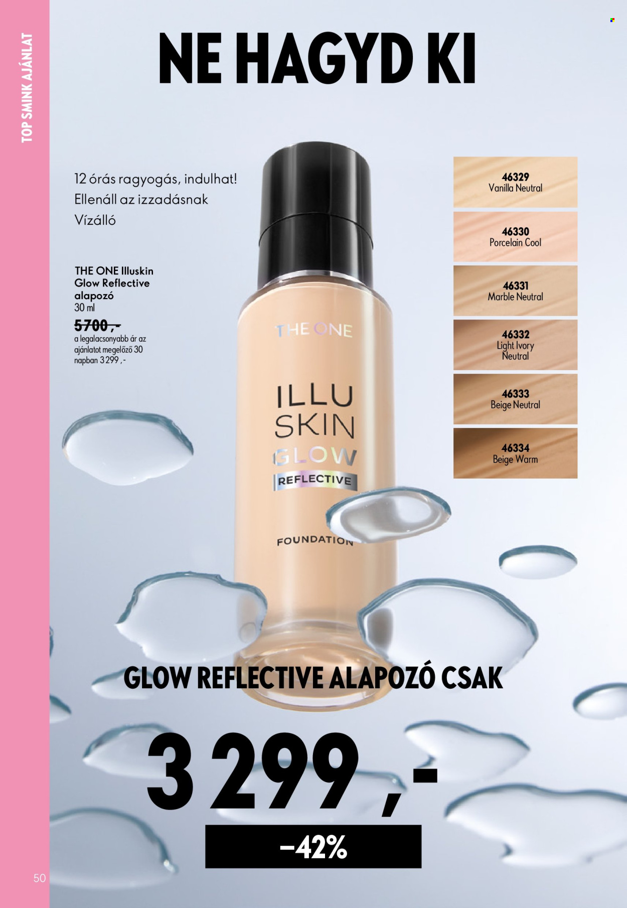 Oriflame akciós újságok - 2026.07.08 - 2026.07.28. Oldal 50