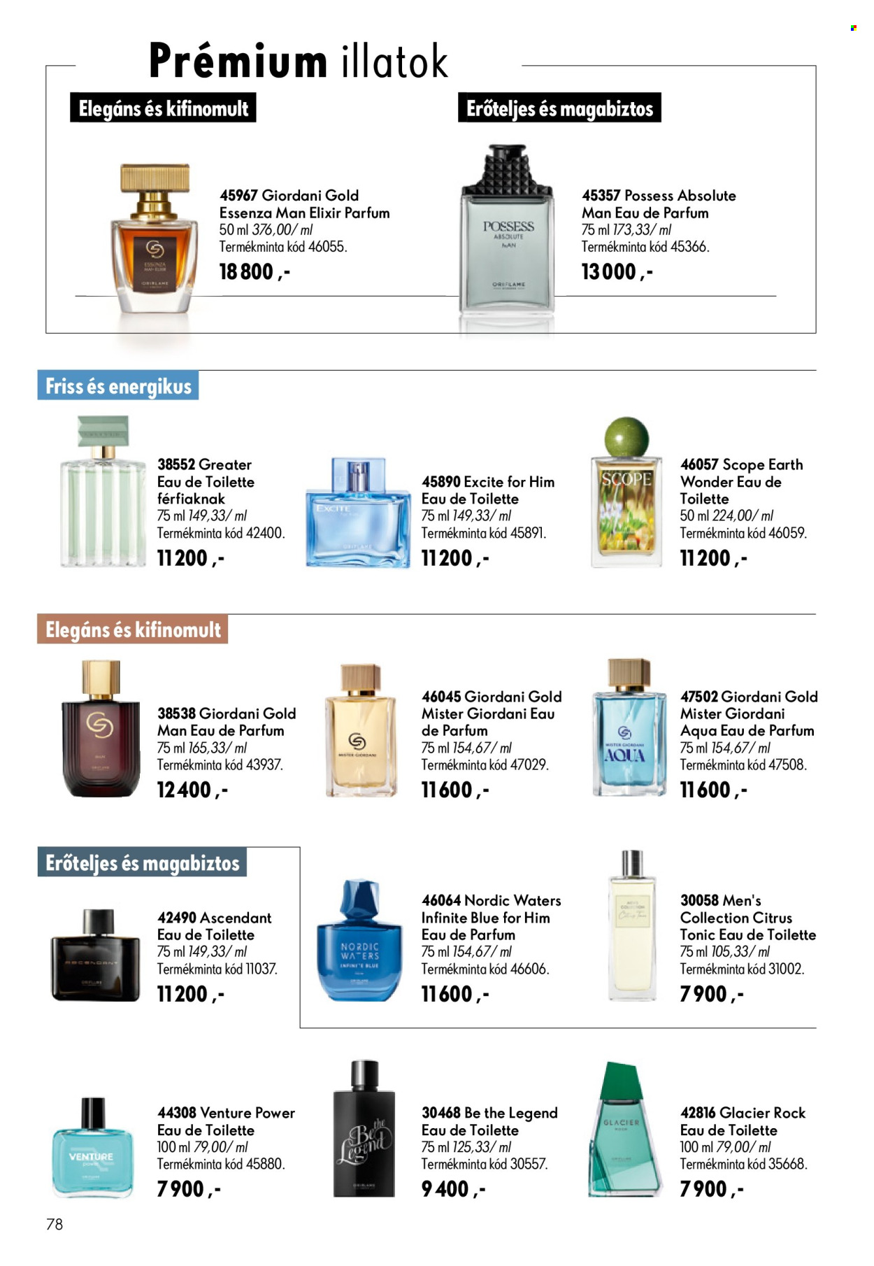 Oriflame akciós újságok - 2026.07.08 - 2026.07.28. Oldal 78