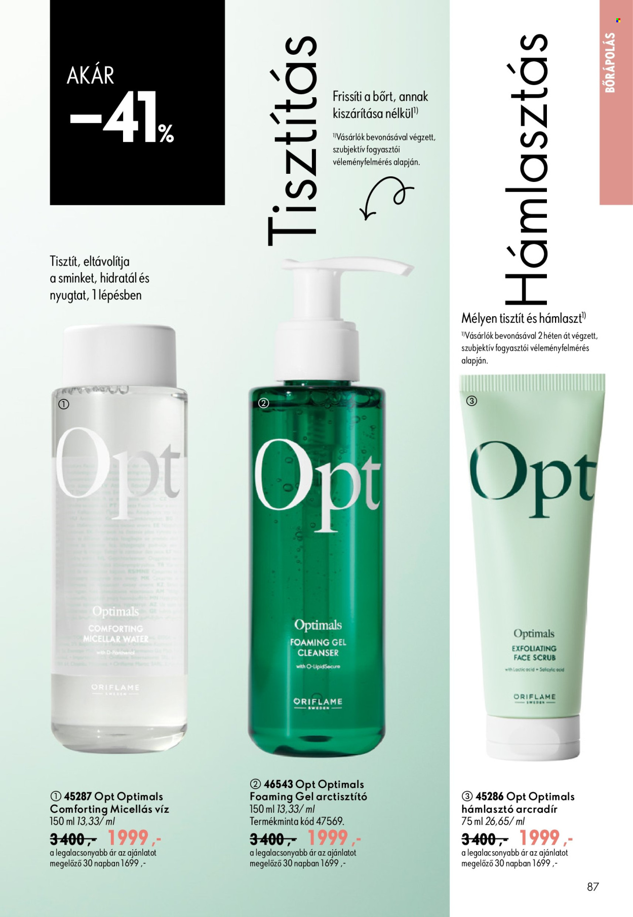 Oriflame akciós újságok - 2026.07.08 - 2026.07.28. Oldal 87