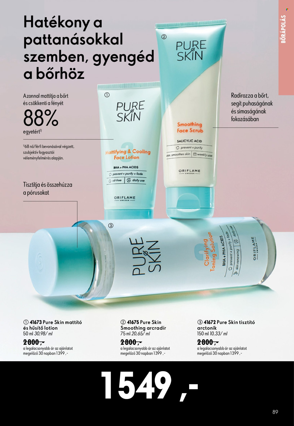 Oriflame akciós újságok - 2026.07.08 - 2026.07.28. Oldal 89
