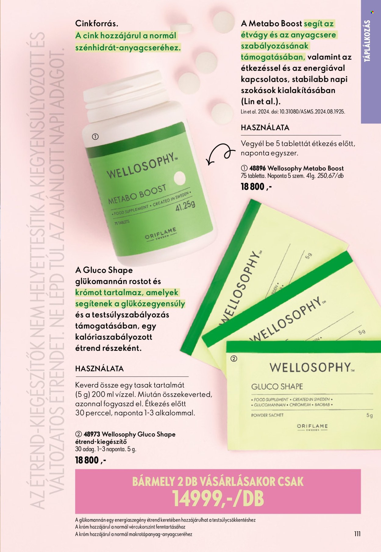 Oriflame akciós újságok - 2026.07.08 - 2026.07.28. Oldal 111