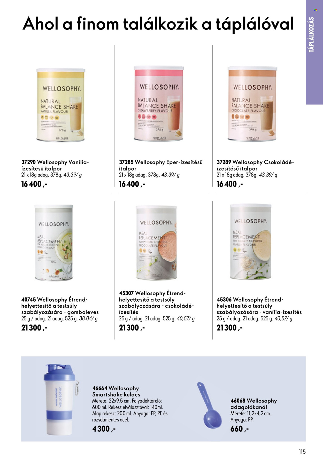Oriflame akciós újságok - 2026.07.08 - 2026.07.28. Oldal 115