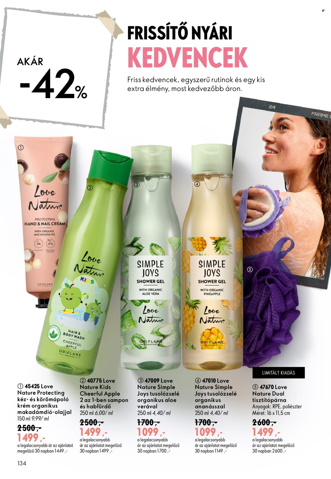 Oriflame akciós újságok - 2026.07.08 - 2026.07.28. Oldal 134