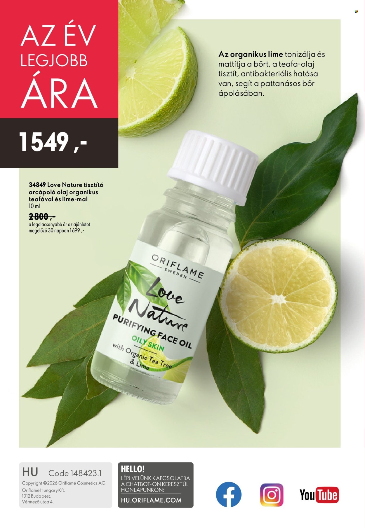Oriflame akciós újságok - 2026.07.08 - 2026.07.28. Oldal 148
