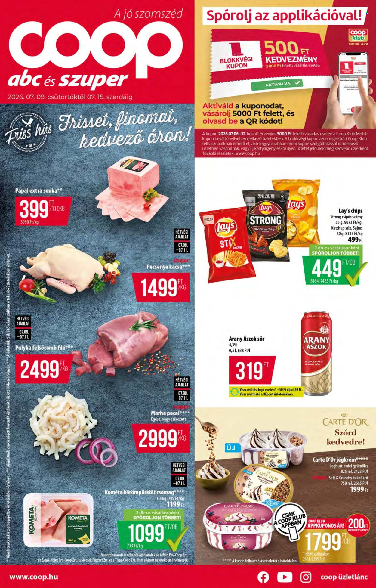 Coop akciós újságok - 2026.07.09 - 2026.07.15. Oldal 1