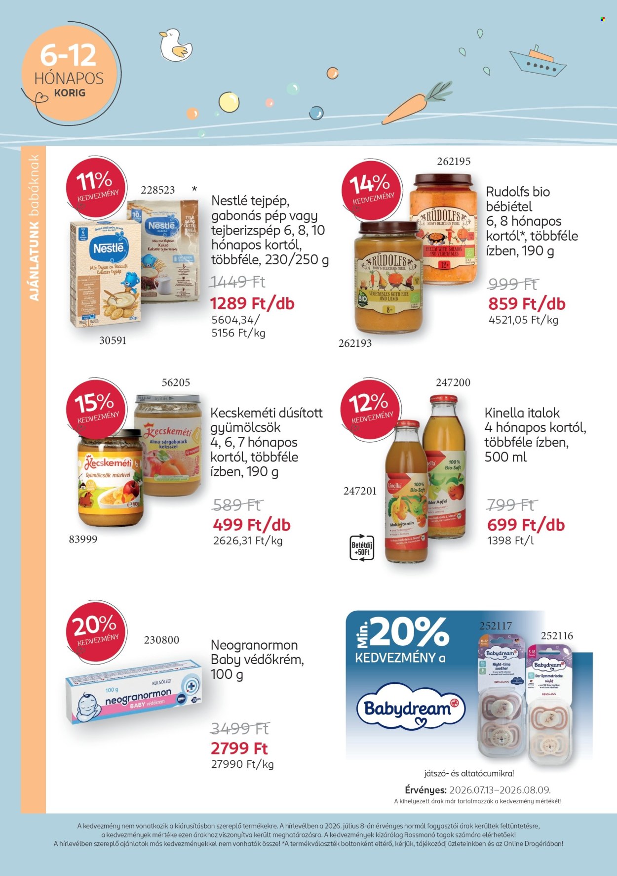 Rossmann akciós újságok - 2026.07.13 - 2026.08.09. Oldal 9